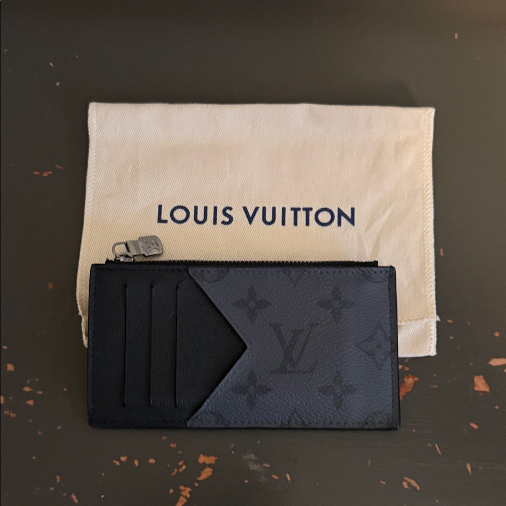 Louis Vuitton Monogram Black Card Holder